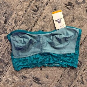 NEW Turquoise strapless bra (S)